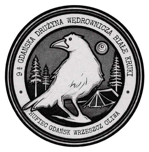 Logo 9i3/4 Białe Kruki